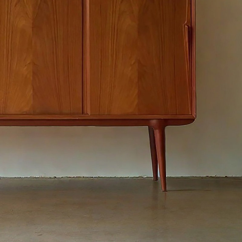 Buffet rétro en bois massif
