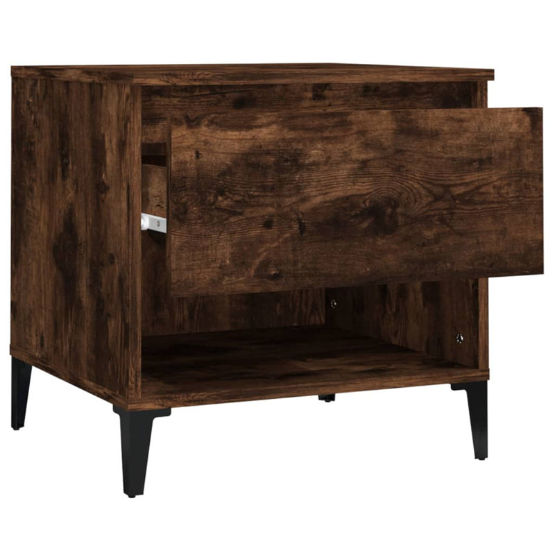 Nylan End Table, Smoked Oak
