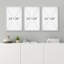 "Brun clair, blocs, style Mid-Century abstrait, formes, art, décor, salon chic", 3 pièces-100780903-100780901