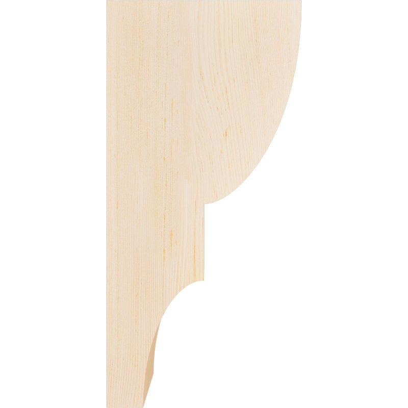 Ridgewood Corbel, 24" H x 5.5" W x 12" D, Douglas Fir, Smooth