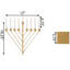 Chaad Judaica Hanoucca électrique à neuf branches-975073910
