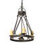 Greenbriar Oak 4 - Light Chandelier