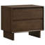 Table de chevet 2 tiroirs Hemlock