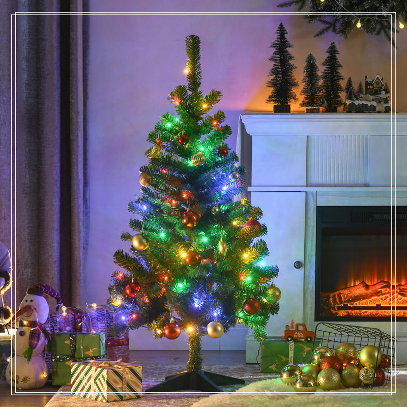 Arbre de Noël artificiel haut 4 pi, H 3,9 pi