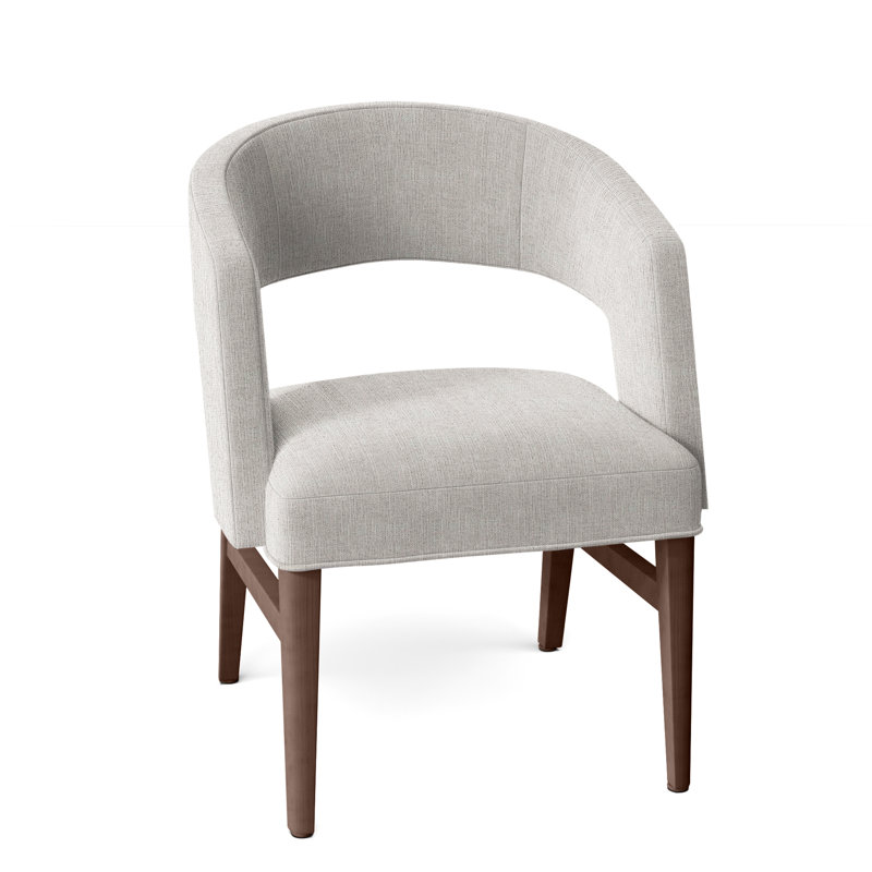 Chaise avec accoudoirs Bryant, Noyers, 3156 Lin