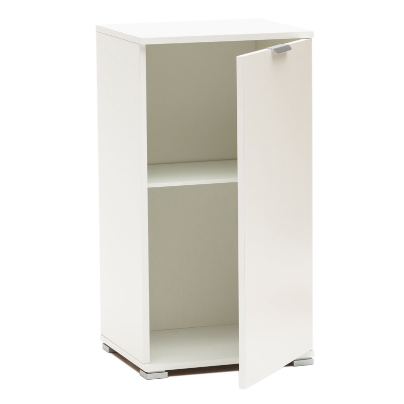 Drumawillin 1 -Door 2 -Shelf, White