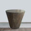 Table de bout cylindrique en bois massif
