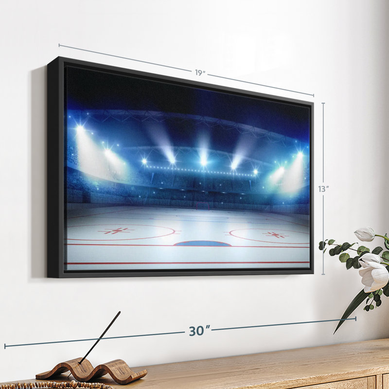«Hockey Stadium», reproduction sur toile, H 13 po x l 19 po