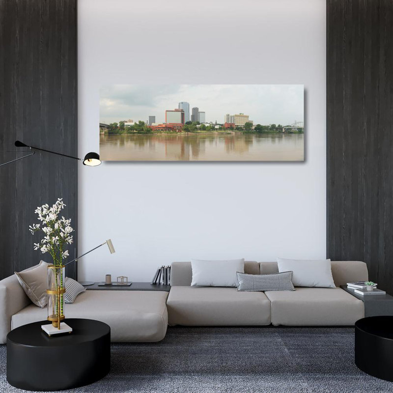 Little Rock Cityscape, Arkansas, H 18 po x l 48 po