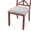 Ensemble de table de salle à manger extensible pour 4 personnes avec 4 chaises rembourrées-29702729