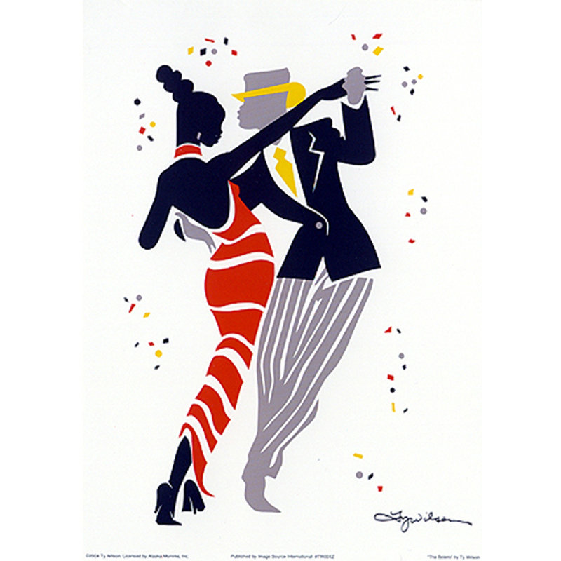Reproduction d’art graphique sur papier sans cadre the Bolero par Ty Wilson, H 36 po x l 24 po x P 0,1 po