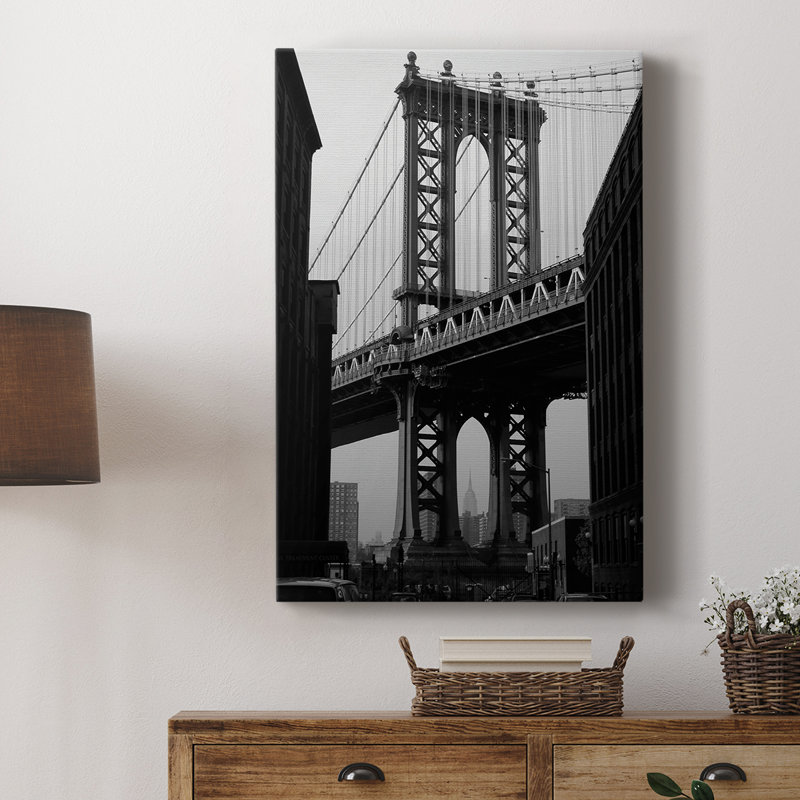 New York Crossing -Gallery Wrapped Cavas, 18" H x 12" W