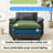  Adonia Arale 53'' Wide Comfy Cloud Couch Single Sofa Chair with Ottoman-468354084