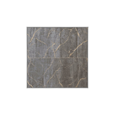 Tapis gris lavable à la machine