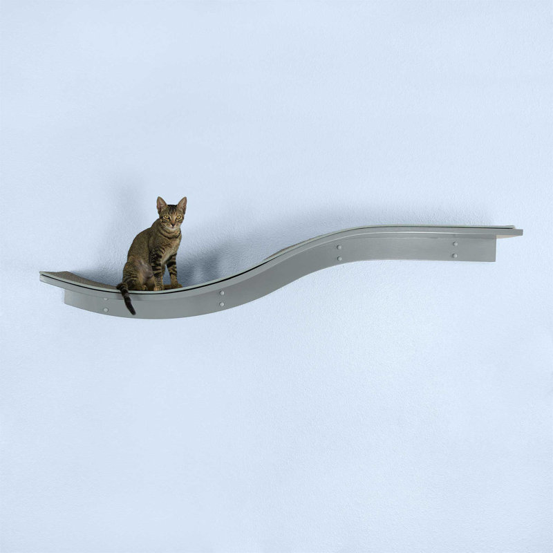 Lotus Branch Cat Perch, Smoke, Right Facing