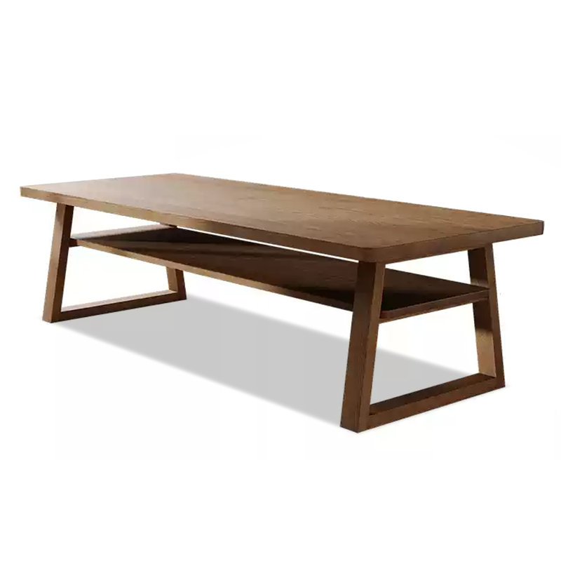 Table d'écriture en bois massif, H 29,53 po x l 70,87 po x P 31,5 po