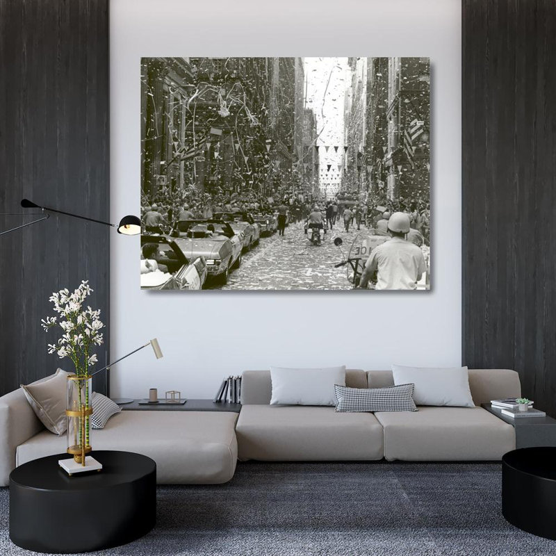 Chicago Parade for Apollo 11, 36" H x 45" W