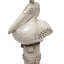 Lampe de table rustique pélican Cove, brun clair, abat-jour blanc, H 17,25 po
