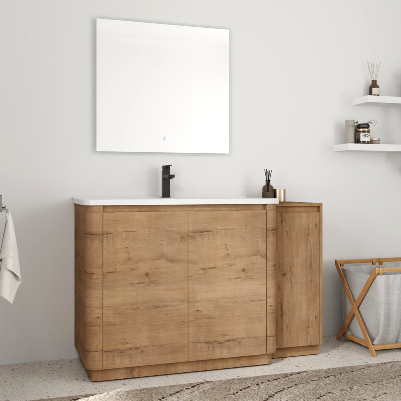 52'' Single Bathroom Vanity with Ceramic Top, 52''