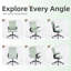 Chaise de bureau pivotante 25,6 po-1791967586