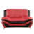Lorian Black/Red Faux Leather