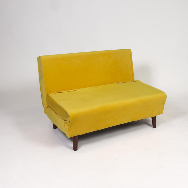 Trahan Small Double Sofa Bed, Yellow