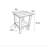 Folding Adirondack Chair with Side Table, 3-Piece Adirondack Chair Set, White (2 Chairs and 1 Table)