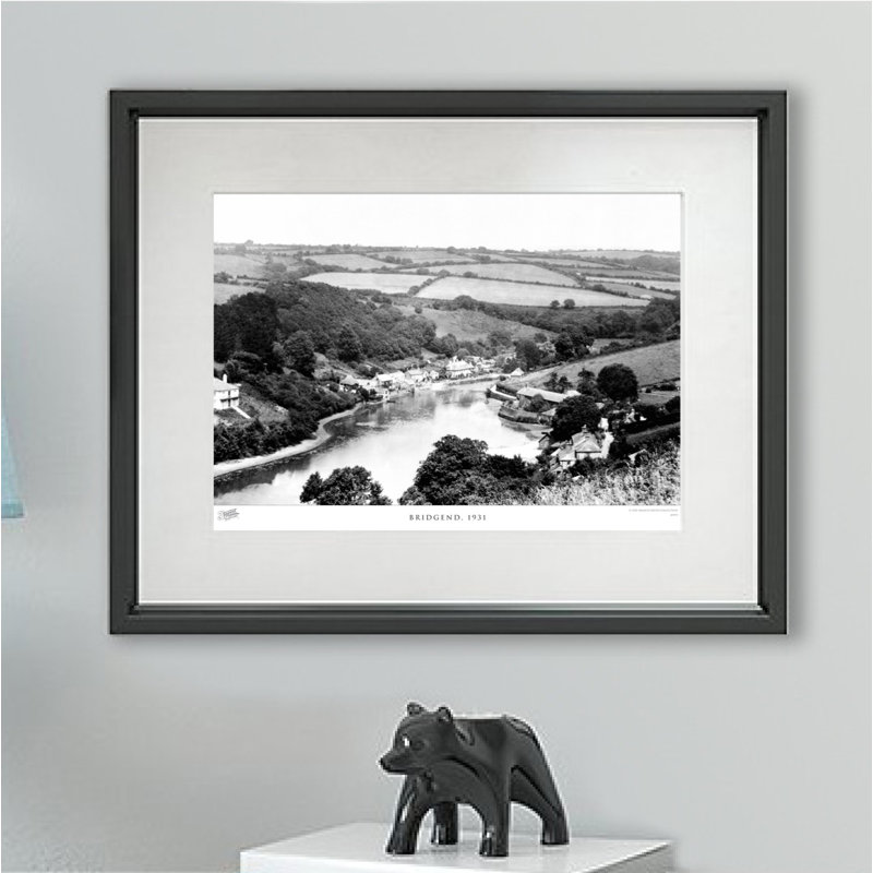 Bridgend, 1931 - Single Picture Frame Print, 28cm H x 36cm W x 2.3cm D