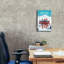 «Winter Holiday» par Omar Escalante, art mural sur toile, 12 po x 18 po