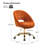 Doreen Velvet Modern Task Chair with Ergonomic Design-978859613