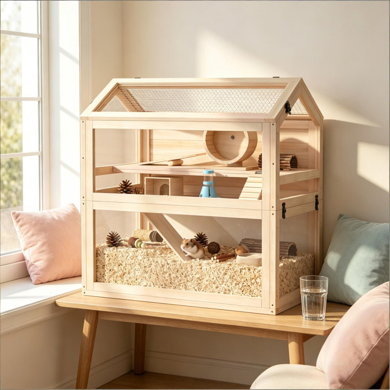 Spacious Small Animal Cage