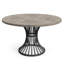 Ashiyah Round Metal Base Dining Table-2144775598-2082776105