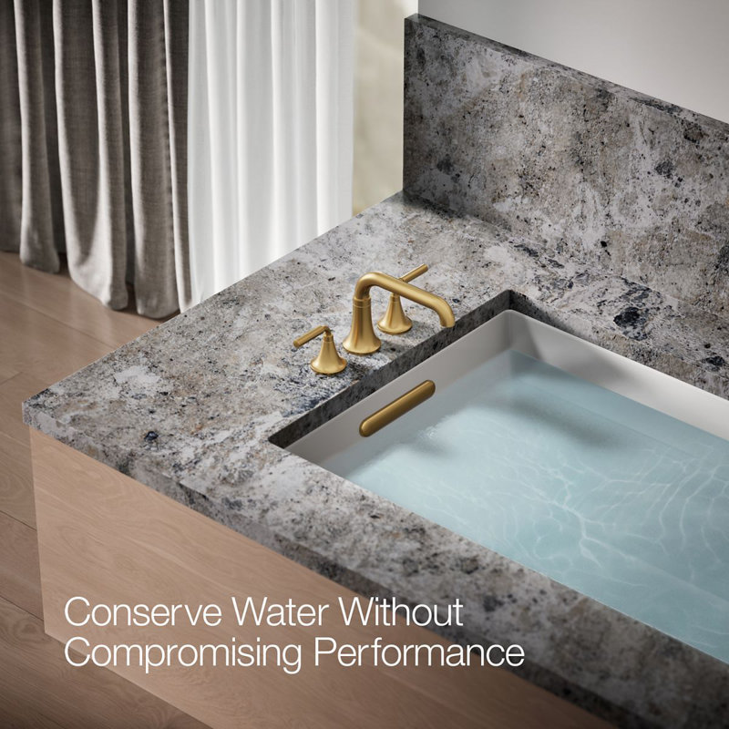 Tone Bath Faucet Trim, Vibrant Brushed Moderne Brass