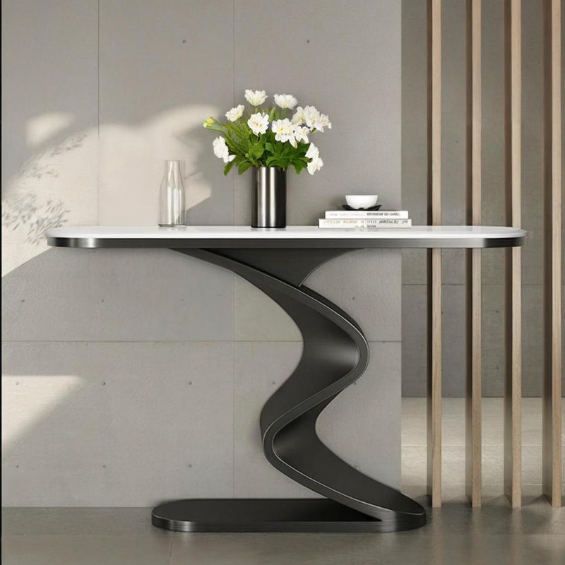 Console moderne de style nordique, H 33,5 po x l 47,2 po x P 13,8 po