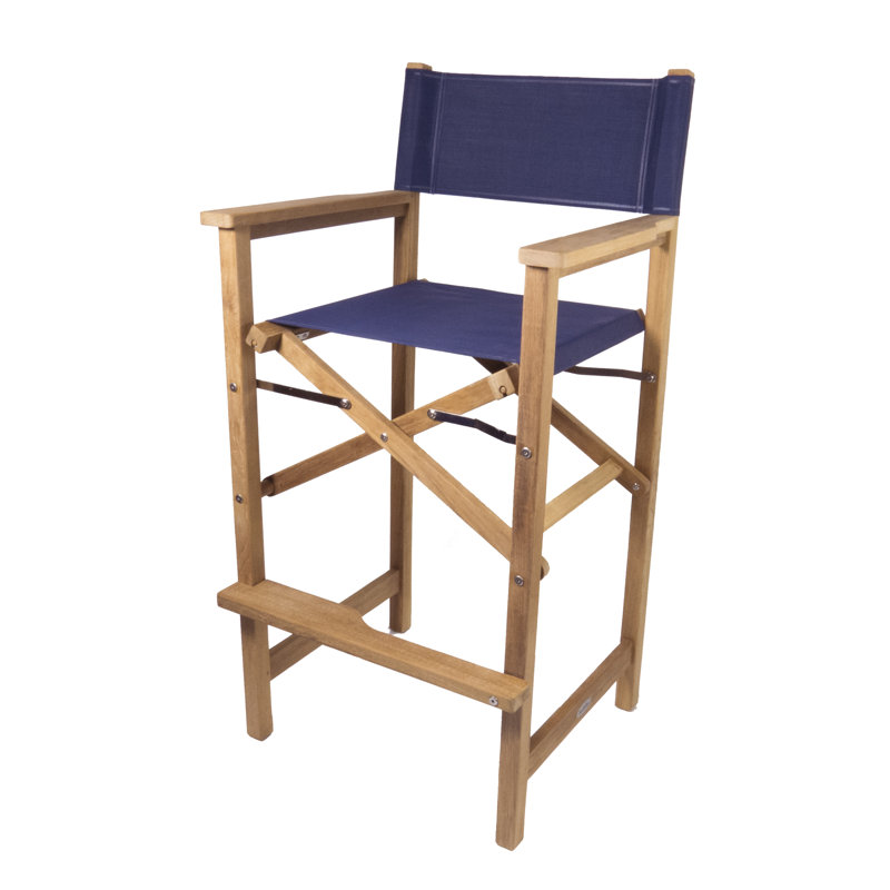 Tabouret de bar 30,5 po Captain, Bleu