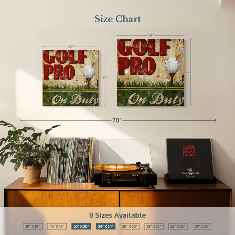Sirci Golf Pro, H 24 po x l 24 po