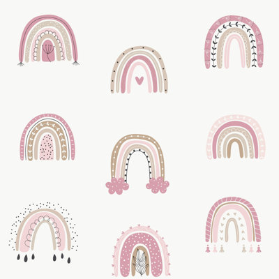 Kids and Teens Collection Rainbo-Ho Wallpaper Roll