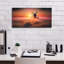 Dugazon, «Serene Sunrise At Windmill» par Rey Klimt, art mural sur toile