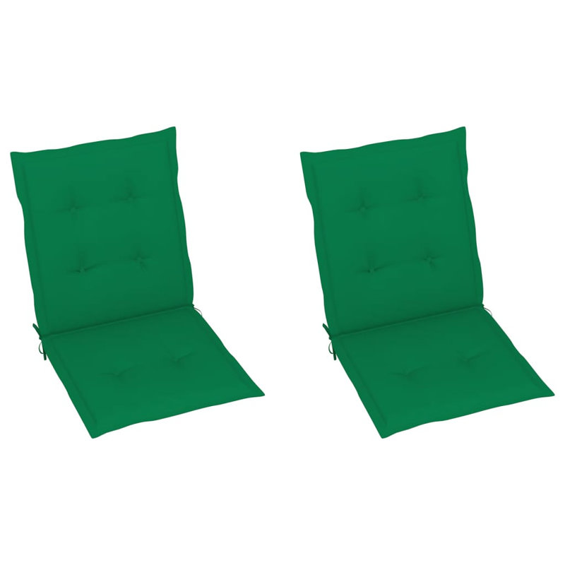Coussin de siège / dossier d'extérieur, Vert, H 39,4 po x l 19,7 po x P 1,2 po