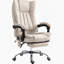Chaise de bureau avec polyester, pivotante, soutien lombaire, massage, hauteur réglable, appui-tête, repose-pieds