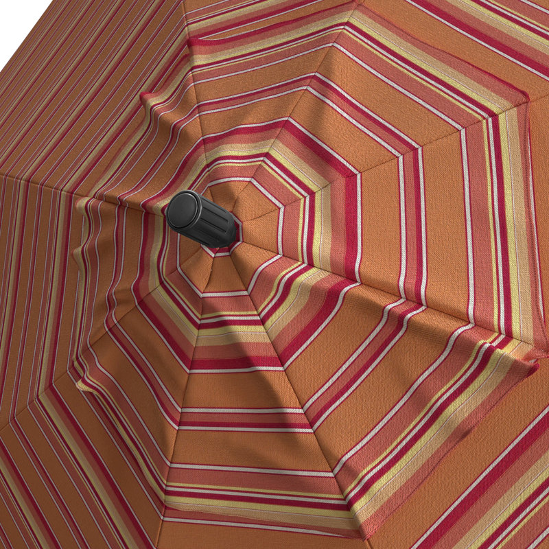 Parasol de marché 132 po Ardsley, Sunbrella® mangue rayé Dolce