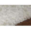 Tapis blanc en laine tissé à la main Mairead-24387800