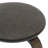 Hoxha Leather Round Dining Stool with Poplar Wood Legs and Swivel-1706171485