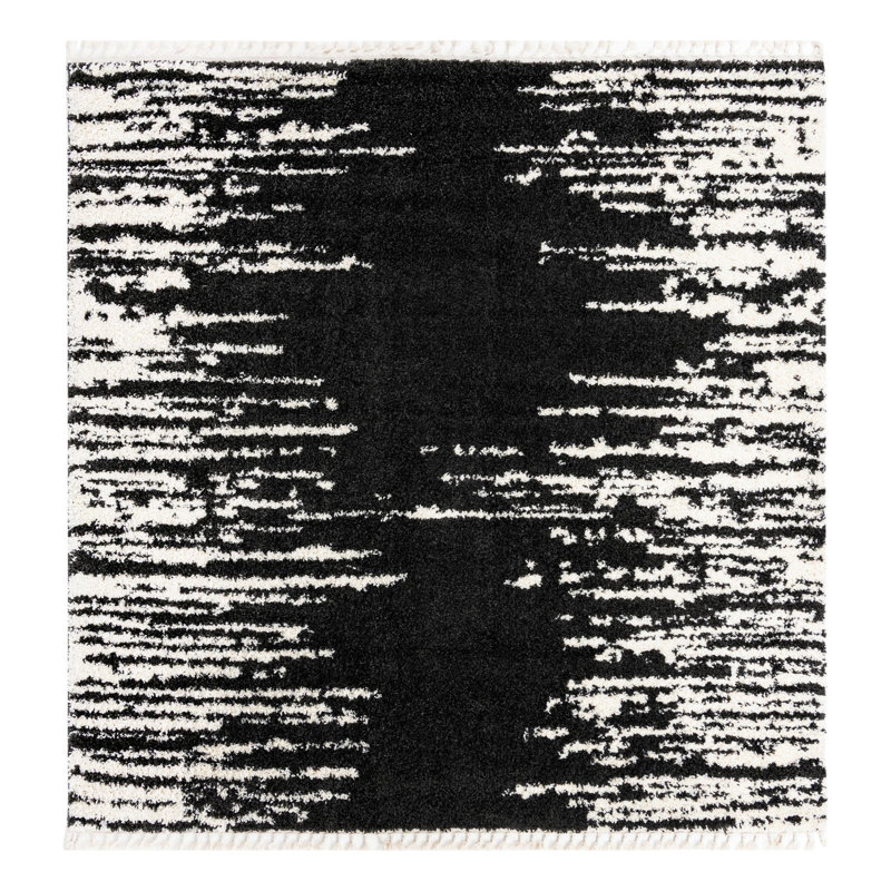 Knupp Abstract Indoor Rug, Square 10'