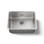 Undertone 23" L x 17-1/2" W x 9-13/16" Medium Squared Under-Mount Single-Bowl Kitchen Sink