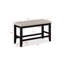 Mobilier en bois de style campagnard avec repose-pieds et banc à hauteur de comptoir 1pc-1393769622