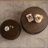 Dark Brown Vintage Nesting Coffee Table Set of 2 - Space-Saving, Easy-Clean for Living Room, Office &amp; Dining