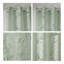 Feuille de palmier Burnout vert sauge 50 x 95 po-146133051