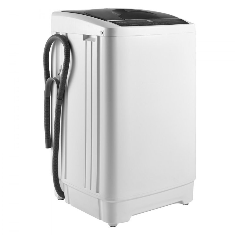 Portable Washing Machine, Portable Washer 1.3 cu.ft with LED Display, Stainless Steel Drum, 8 Wash Programs & 6 Adjustable Water Levels, Portable Washer Machine for Apartments, RVs, and Dorms