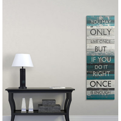 Teal Zephyr " Blue Zephyr Quote I " by Mike Schick